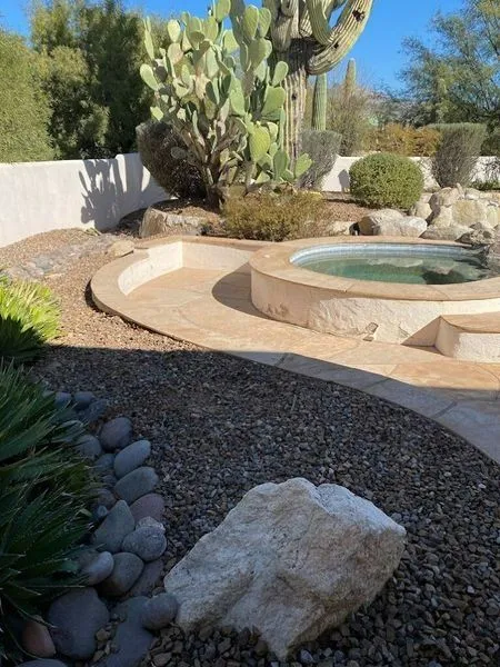 Sprinkler system repair on a residential lawn in Green Valley, AZ Sprinkler system repair on a residential lawn in Green Valley, AZ